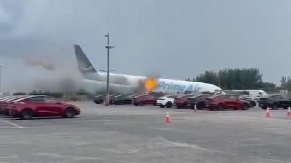 Amazon Cargo Plane Crash at Miami Airport Leaves Five Dead
