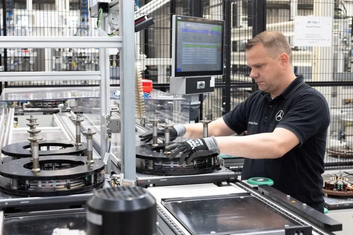 German Industrial Output Drops as Automotive Sector Contracts