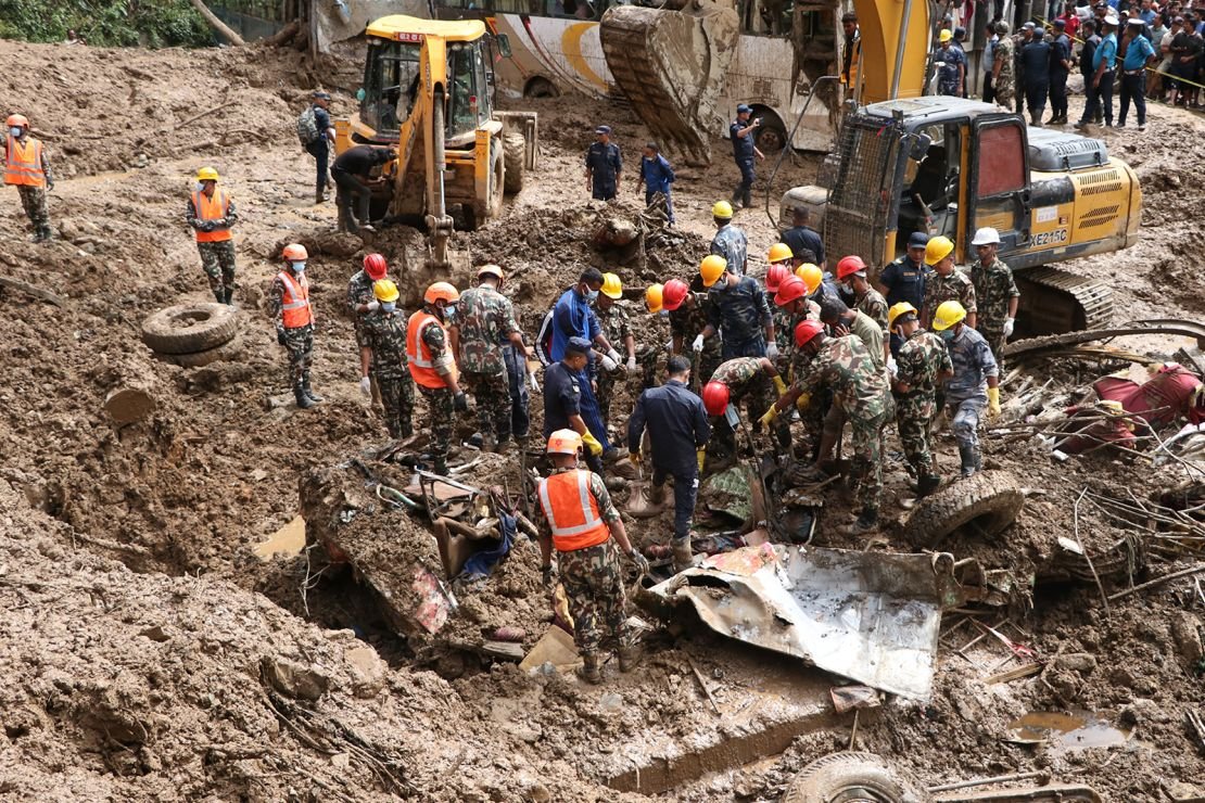 Nepal Landslide Rescue: Woman Found Alive in Mud