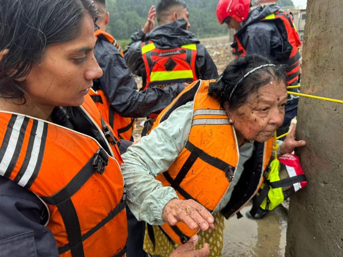 Nepali Woman Rescued Alive After Days Trapped in Mud