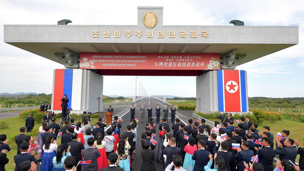 Russia and North Korea Open First Direct Vehicular Border Bridge
