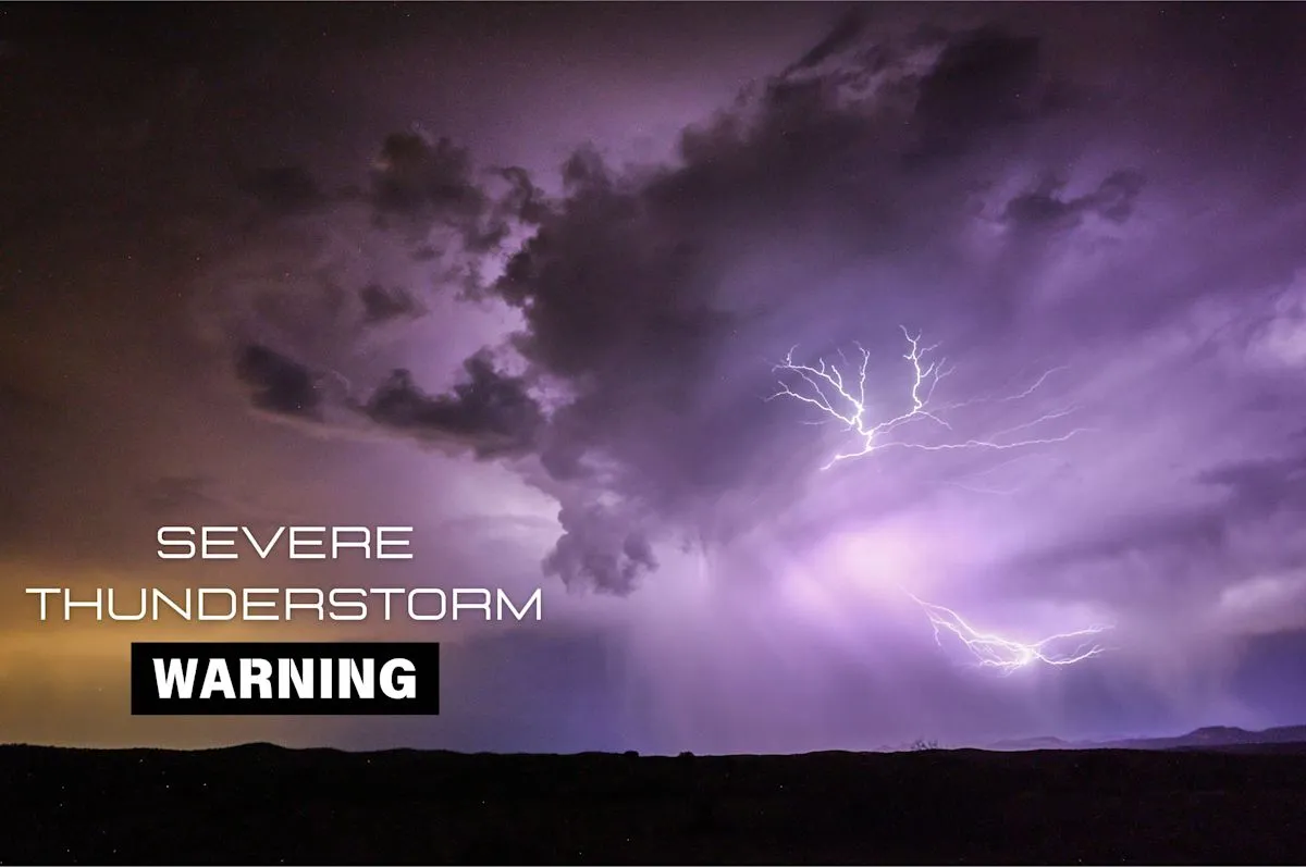 Tallahassee Faces Severe Storm Alert with 60 MPH Winds