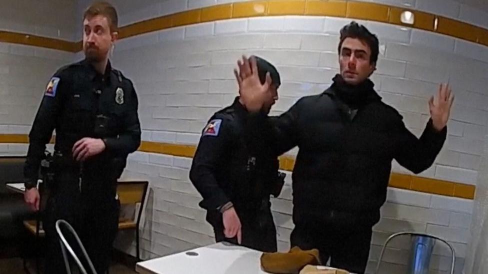 Luigi Mangione Arrest Video Shows Gun Discovery